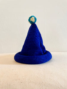 Hand Knit Wool Hat, Matisse with Pompom